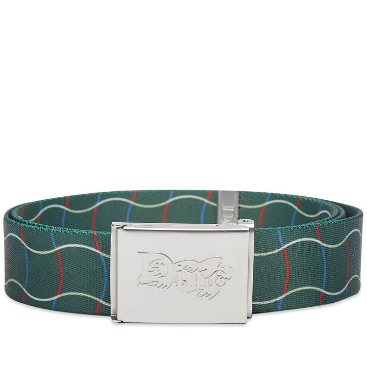 Photo: Dime Men's Wave Checkered Belt in Forest