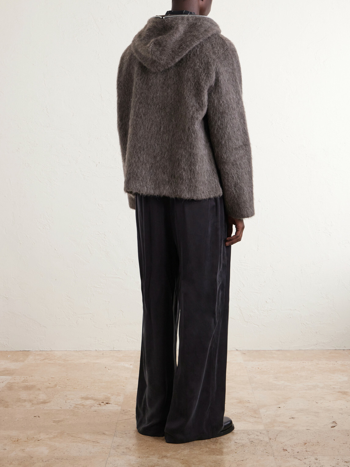 Our Legacy - Brushed-Knit Zip-Up Hoodie - Brown
