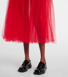 Noir Kei Ninomiya Sheer tulle maxi dress