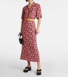 Dries Van Noten Printed maxi skirt