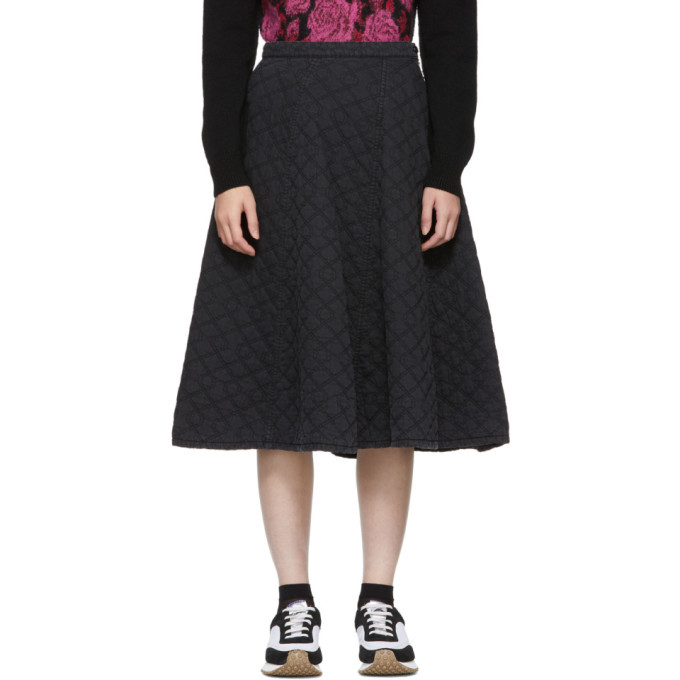 tricot comme des garcons skirt