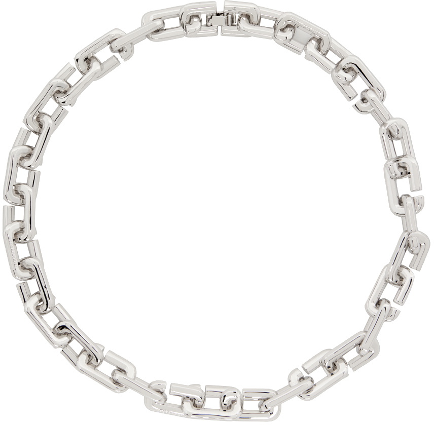 Marc Jacobs Silver 'The J Marc Chain Link' Necklace Marc Jacobs