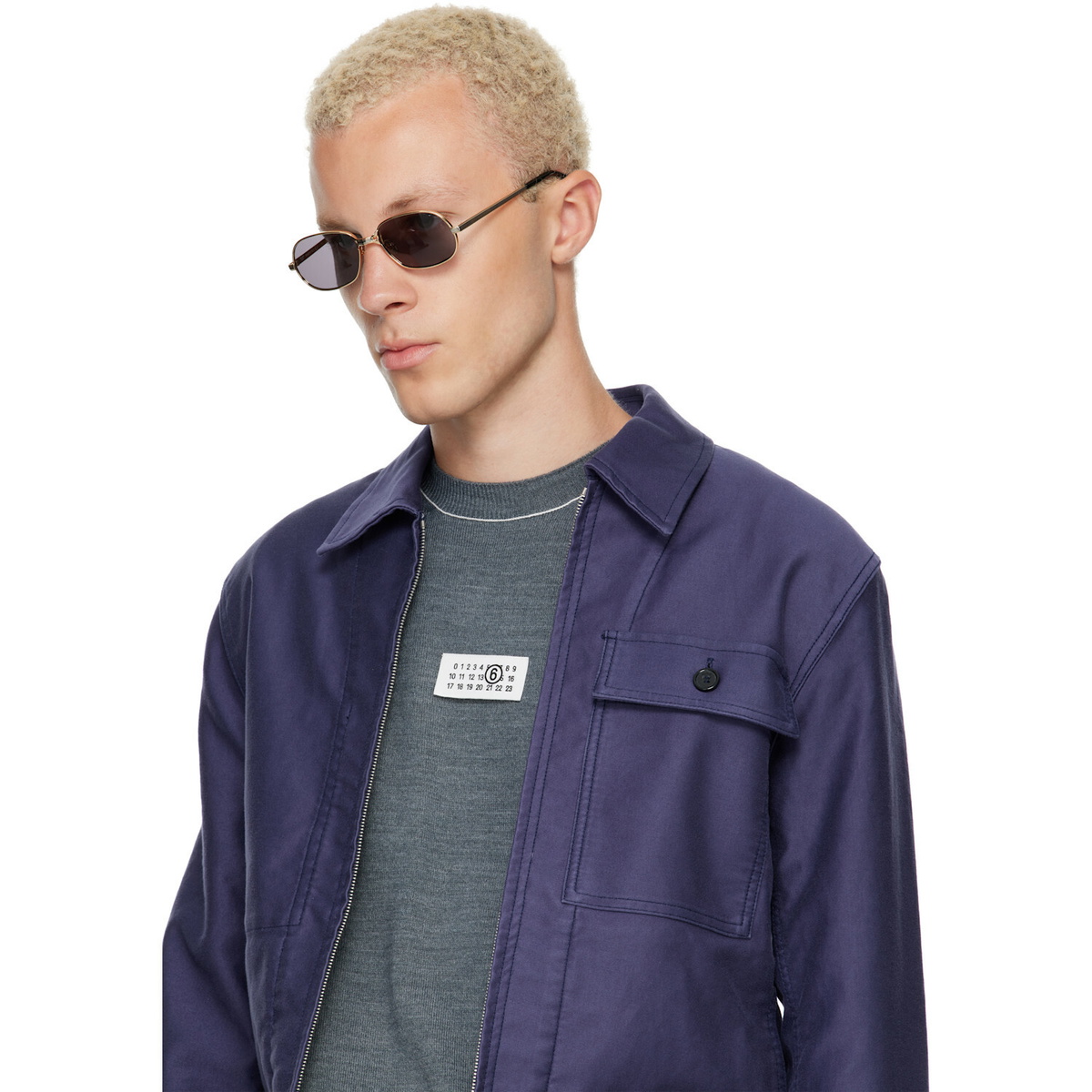 Gallery Dept. Gold 'October 12, 2001' Sunglasses
