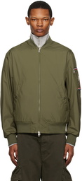 Moncler Green Bharani Bomber Jacket