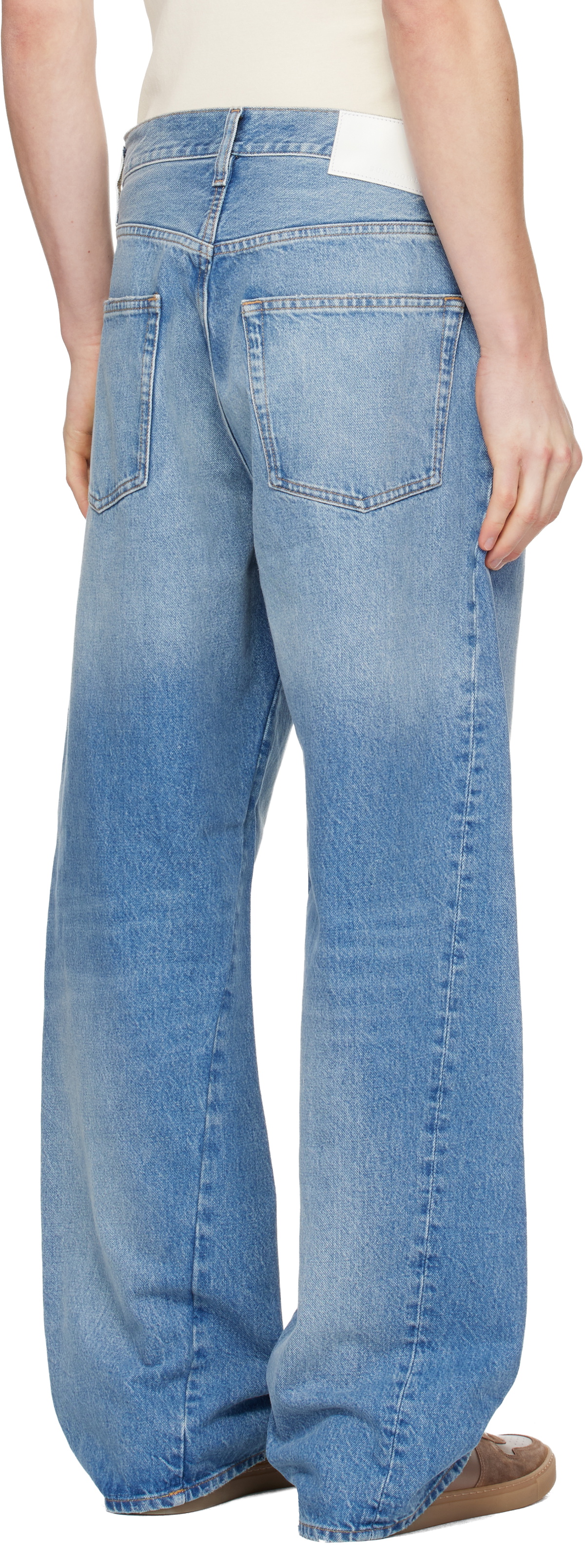 Sunflower Blue Wide Twist Jeans