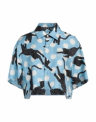 Amiri Womens Shirt Sky in Blue