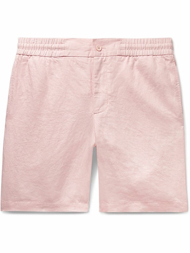 Photo: Orlebar Brown - Cornell Slim-Fit Linen Shorts - Pink