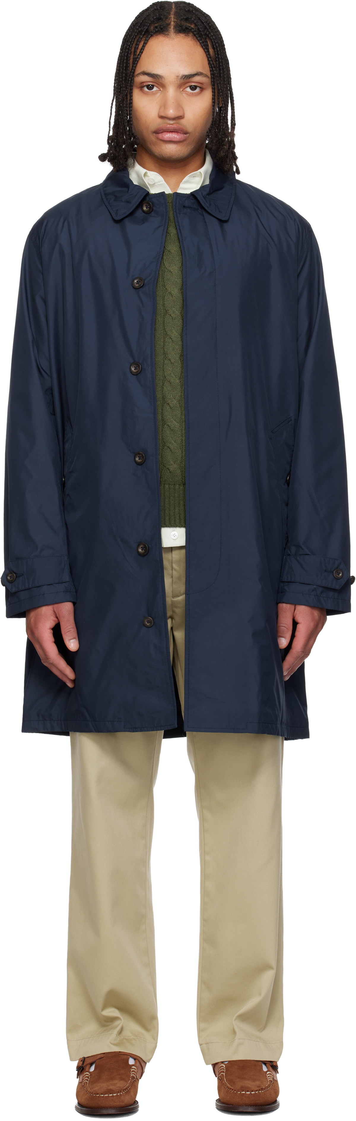 Polo Ralph Lauren Navy Windbreaker Coat