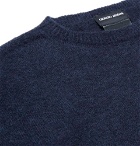 Giorgio Armani - Cashmere-Blend Sweater - Men - Blue