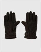 Barbour Barbour White Label Lthr Thin Glov Black - Mens - Gloves