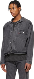 UNDERCOVER Gray Levi's Edition Type I Denim Jacket