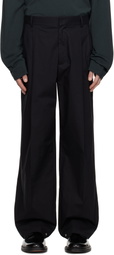 Still Kelly Black Pleated Trousers