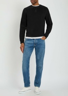 Sunspel Crew-neck Cotton Sweatshirt Black