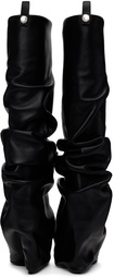 The Attico Black Rea Tube Tall Boots