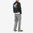 MSFTSrep Men's Trippy Summer Denim Jacket in Black
