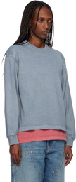 Carhartt Work In Progress Blue Long Sleeve Torion T-shirt