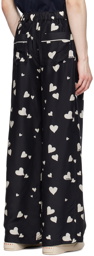 Marni Black Hearts Trousers