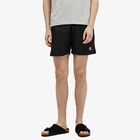 Calvin Klein Men's Monogram Logo Nylon Swim Shorts in Black