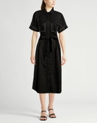 Peserico Womens Midi dress in Black
