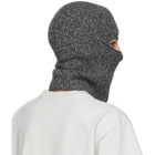 John Elliott Grey Wool and Cashmere Balaclava