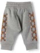Burberry Baby Grey Thomas Bear Print Lounge Pants
