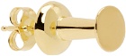 Secret of Manna Gold Push Pin Single Earring