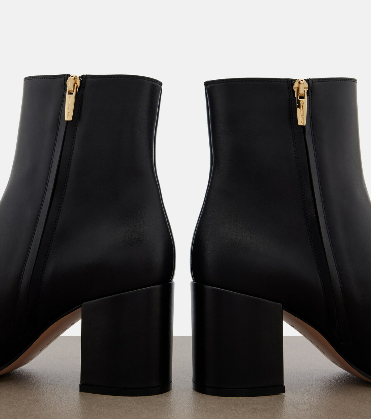 Gianvito Rossi Joelle leather ankle boots