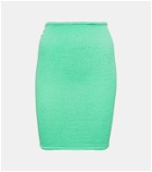 Hunza G - High-rise miniskirt
