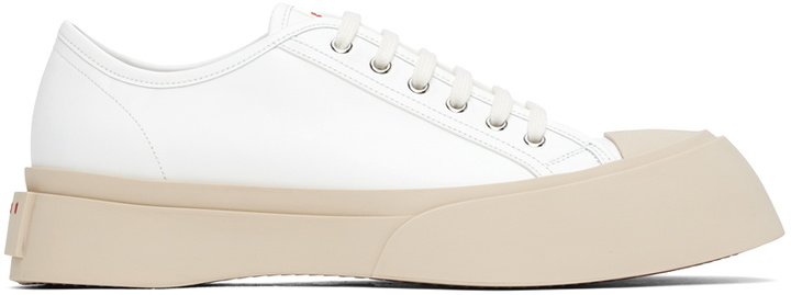 Photo: Marni White Nappa Leather Pablo Sneakers