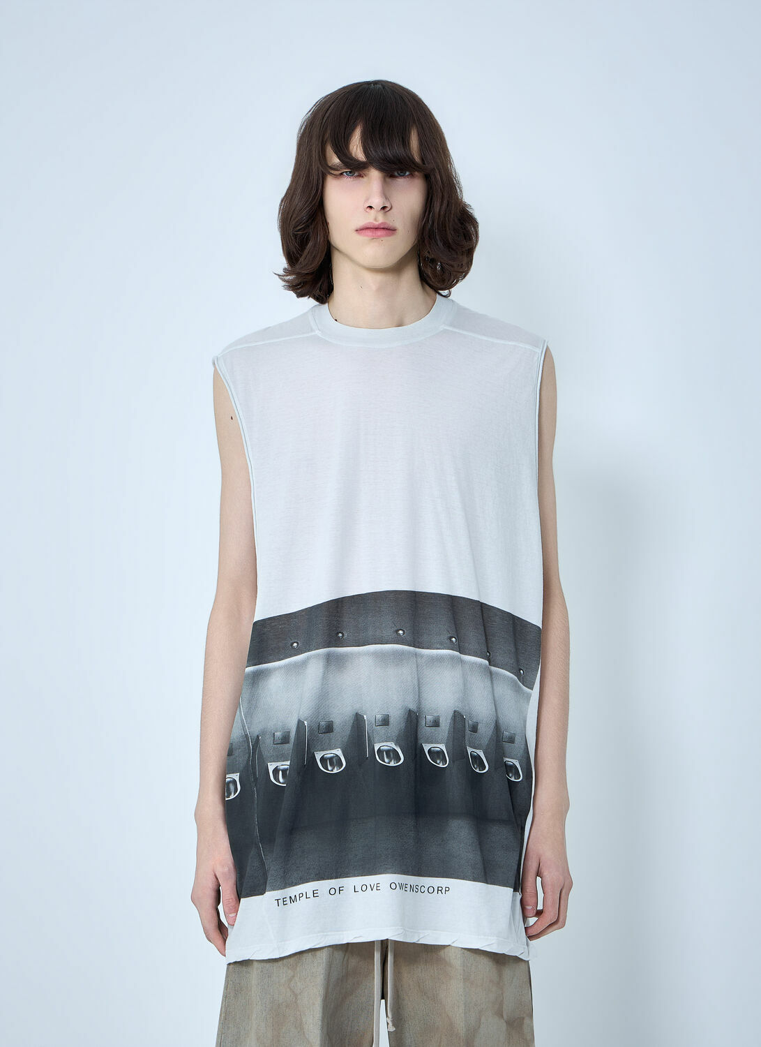 Rick Owens Sleeveless Graphic Top