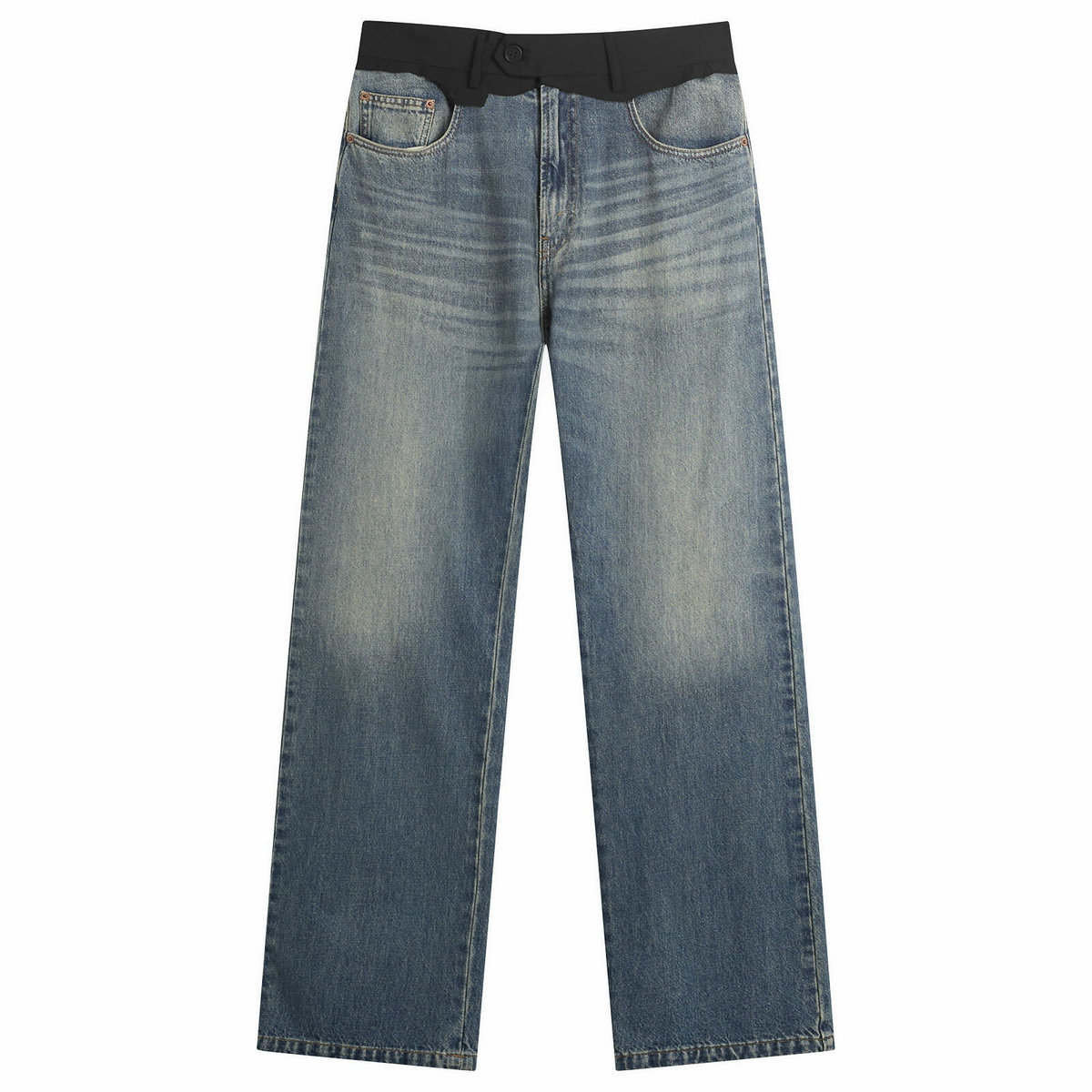 MM6 Maison Margiela Blue Snakeskin Jeans MM6 Maison Margiela MM6 Maison Margiela Blue Snakeskin Jeans MM6 Maison Margiela
