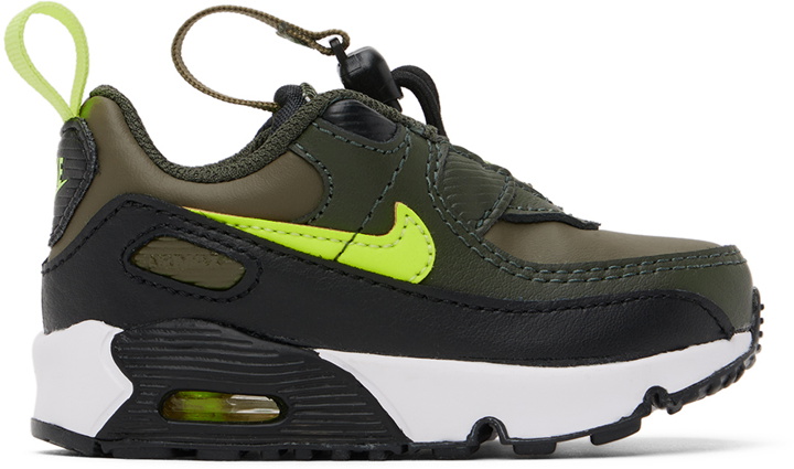 Photo: Nike Baby Green Air Max 90 Toggle SE Sneakers