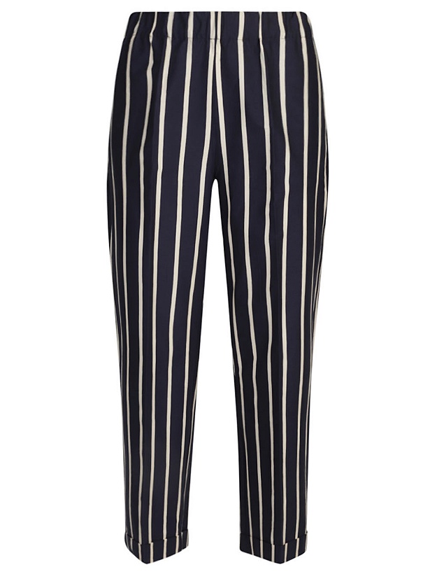 Photo: LIVIANA CONTI - Striped Cotton Blend Trousers