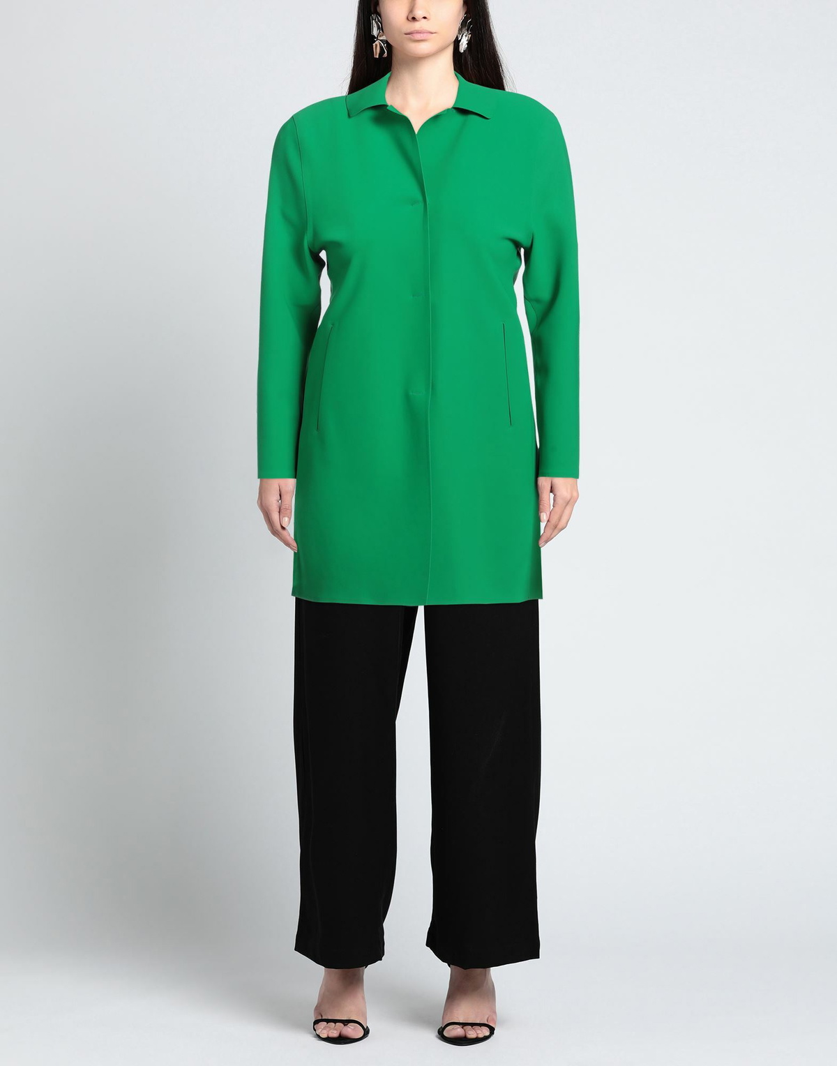 Herno Womens Overcoat & Trench Coat in Green