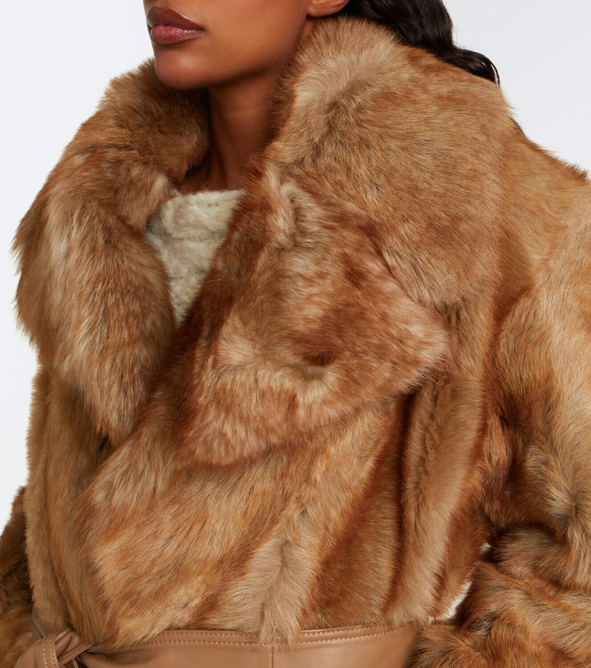 Zimmermann Valiant belted shearling jacket