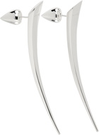 Mugler Engraved-Logo Earrings