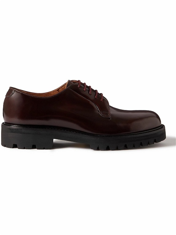 Photo: Mr P. - Jacques Leather Derby Shoes - Red