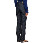 TOTEME Navy High Slim Denim Jeans