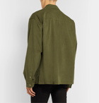 John Elliott - Camp-Collar Cotton-Corduroy Shirt - Green