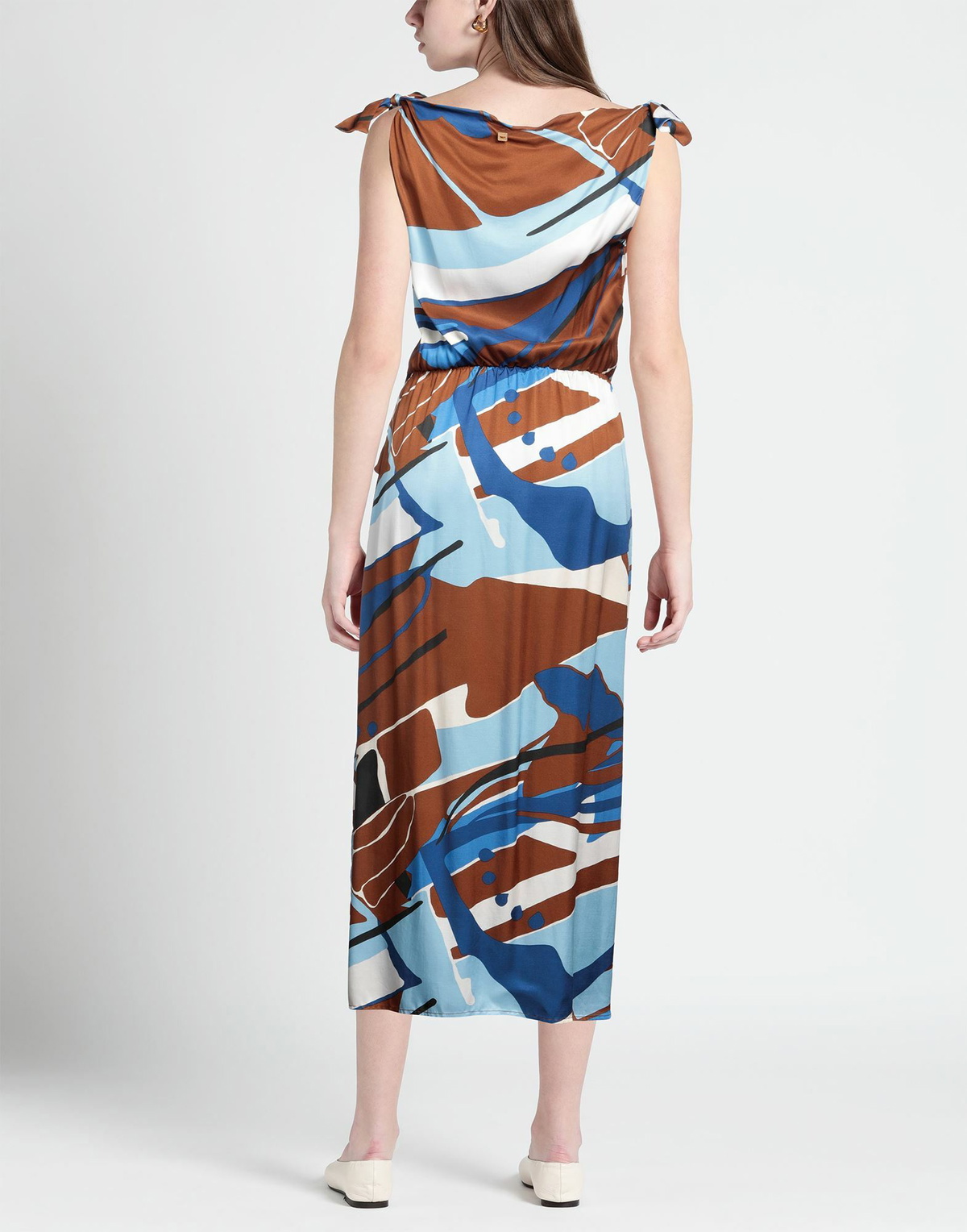 Manila Grace Womens Maxi dress Azure