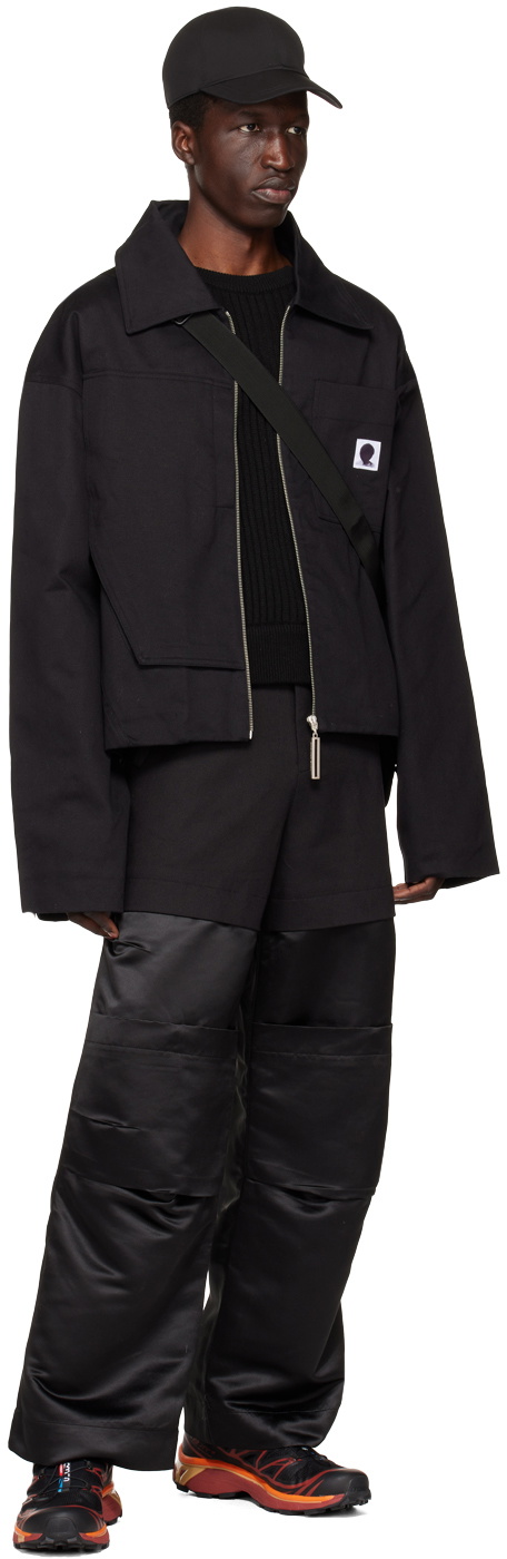 SPENCER BADU Black Striped Vest