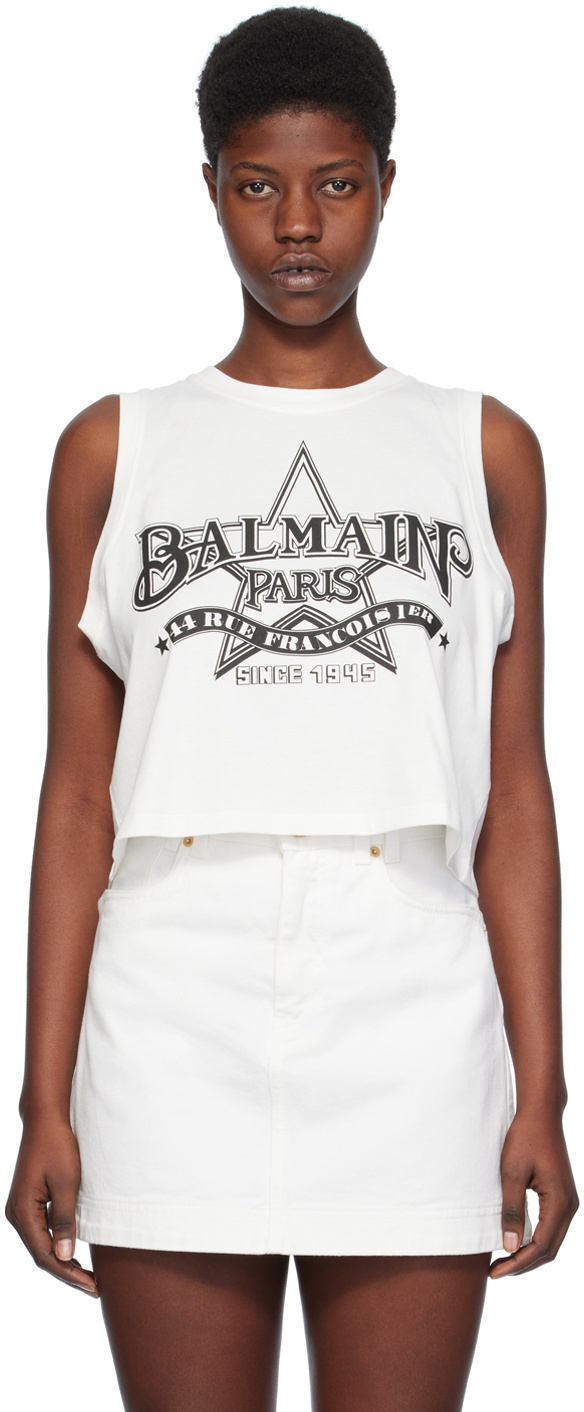 Balmain army discount tank top