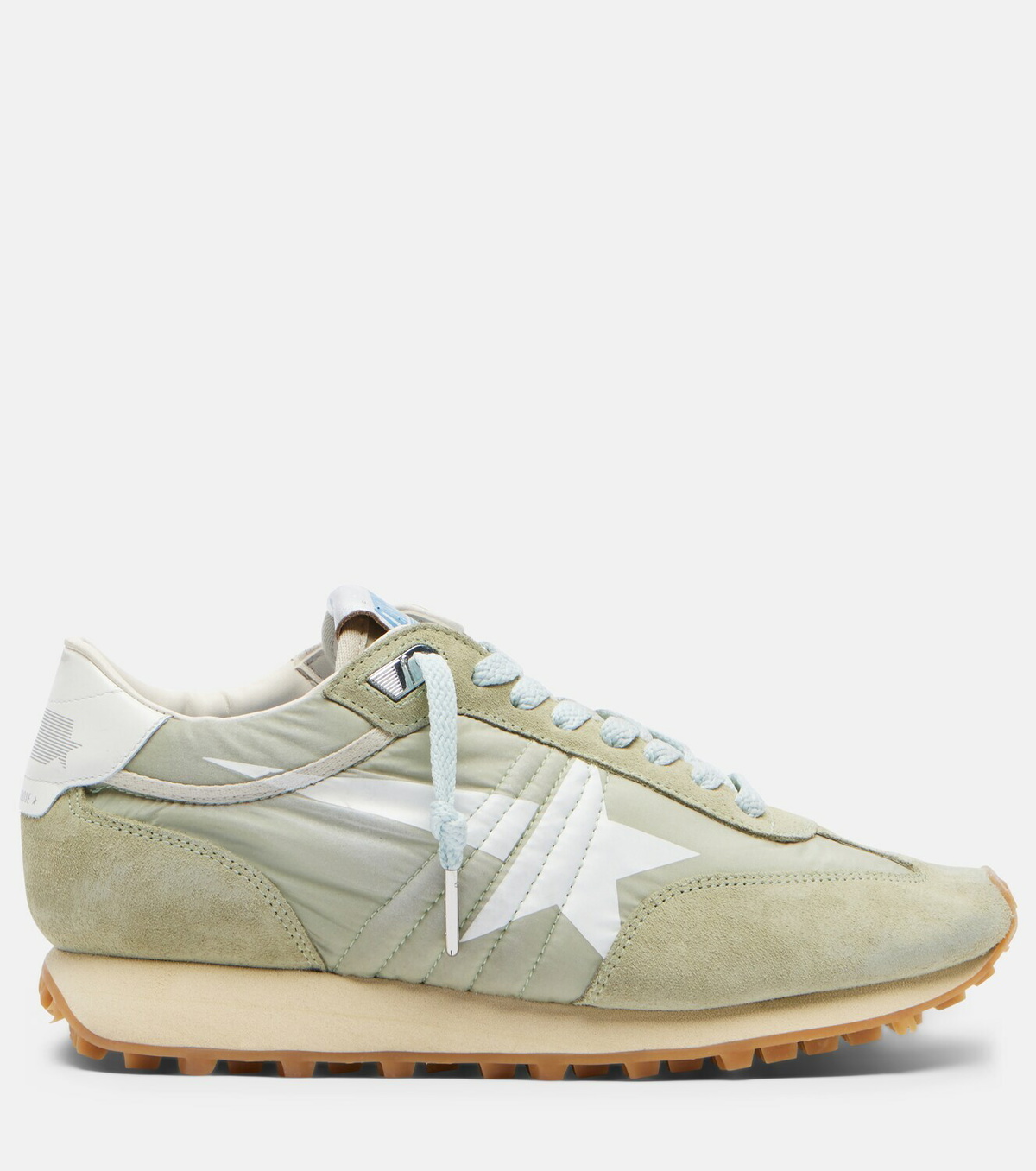 Golden Goose Running Marathon suede-trimmed sneakers