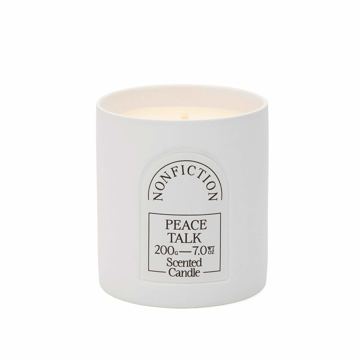 Nonfiction Peace Talk Scented Candle 
