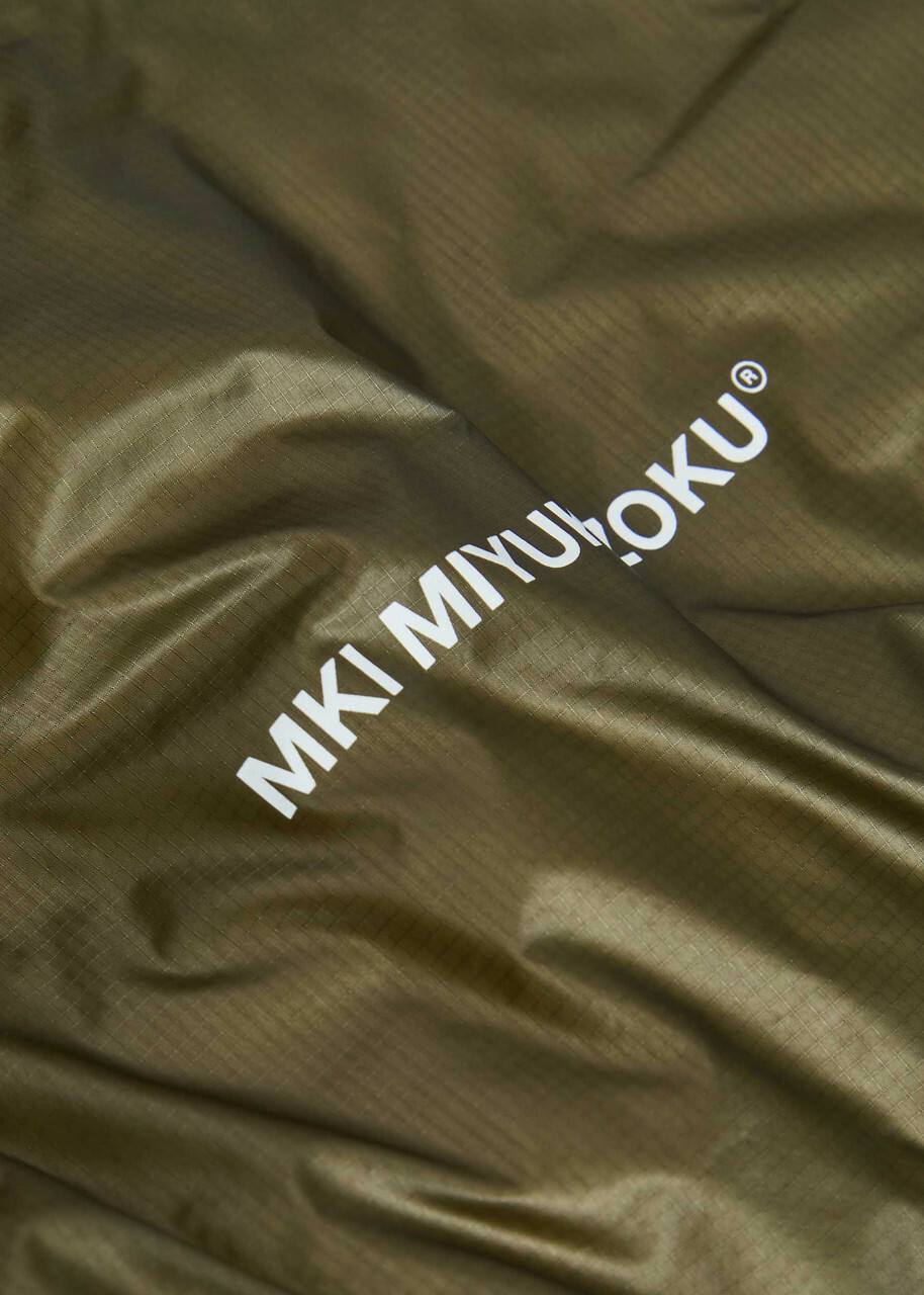 ミロッキー Mki Miyuki Zoku Padded Hooded Nylon Jacket Olive MKI Miyuki-Zoku