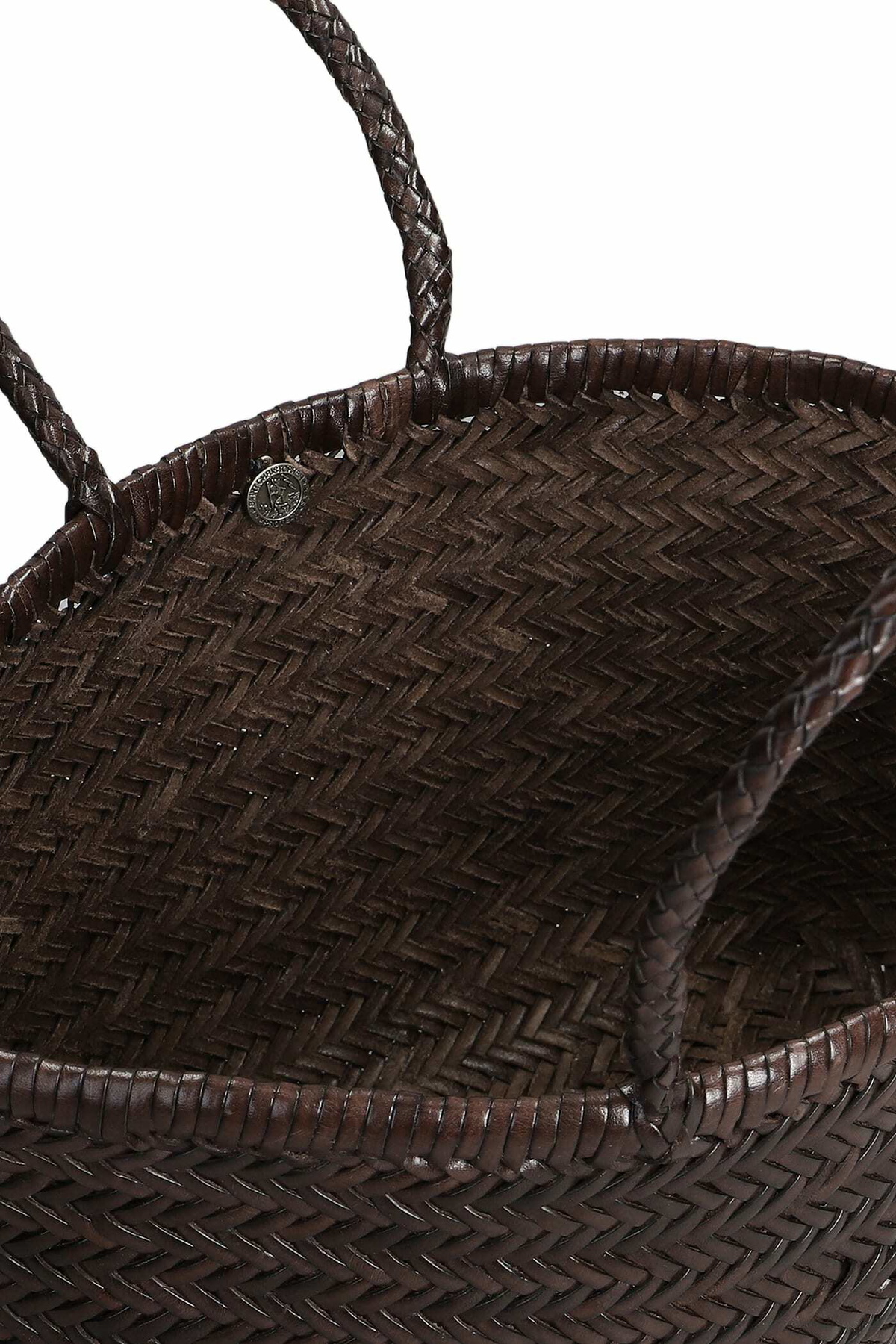 Dragon Diffusion Bamboo Triple Jump Tote In Brown Leather Dragon Diffusion