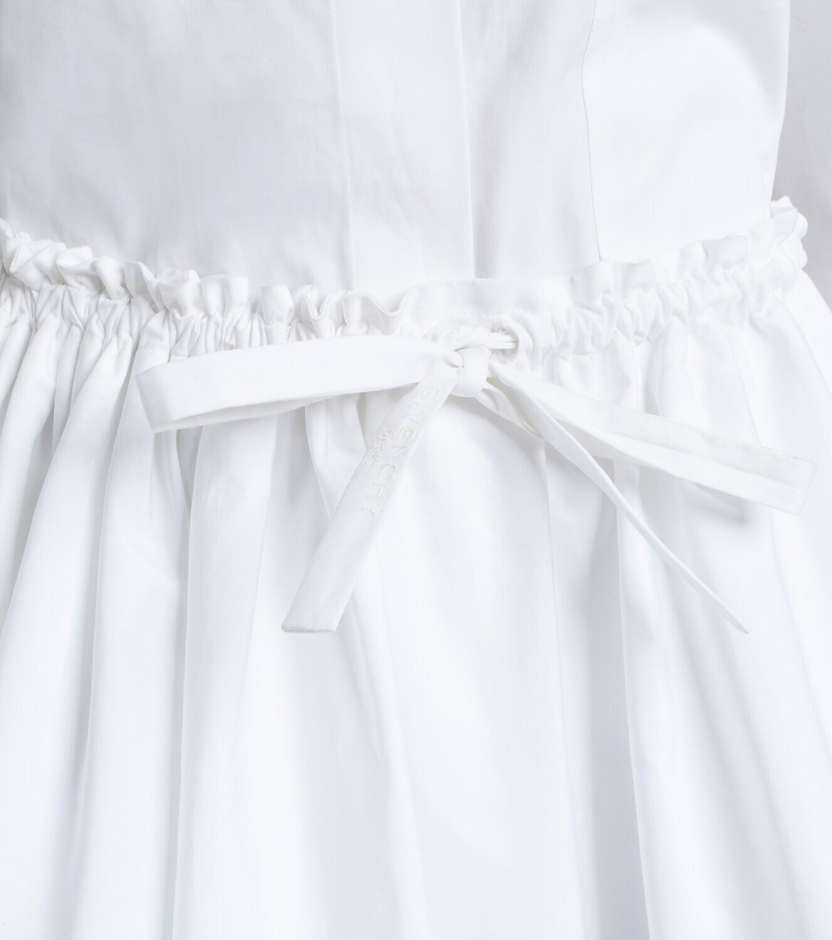 Givenchy Pleated cotton poplin miniskirt