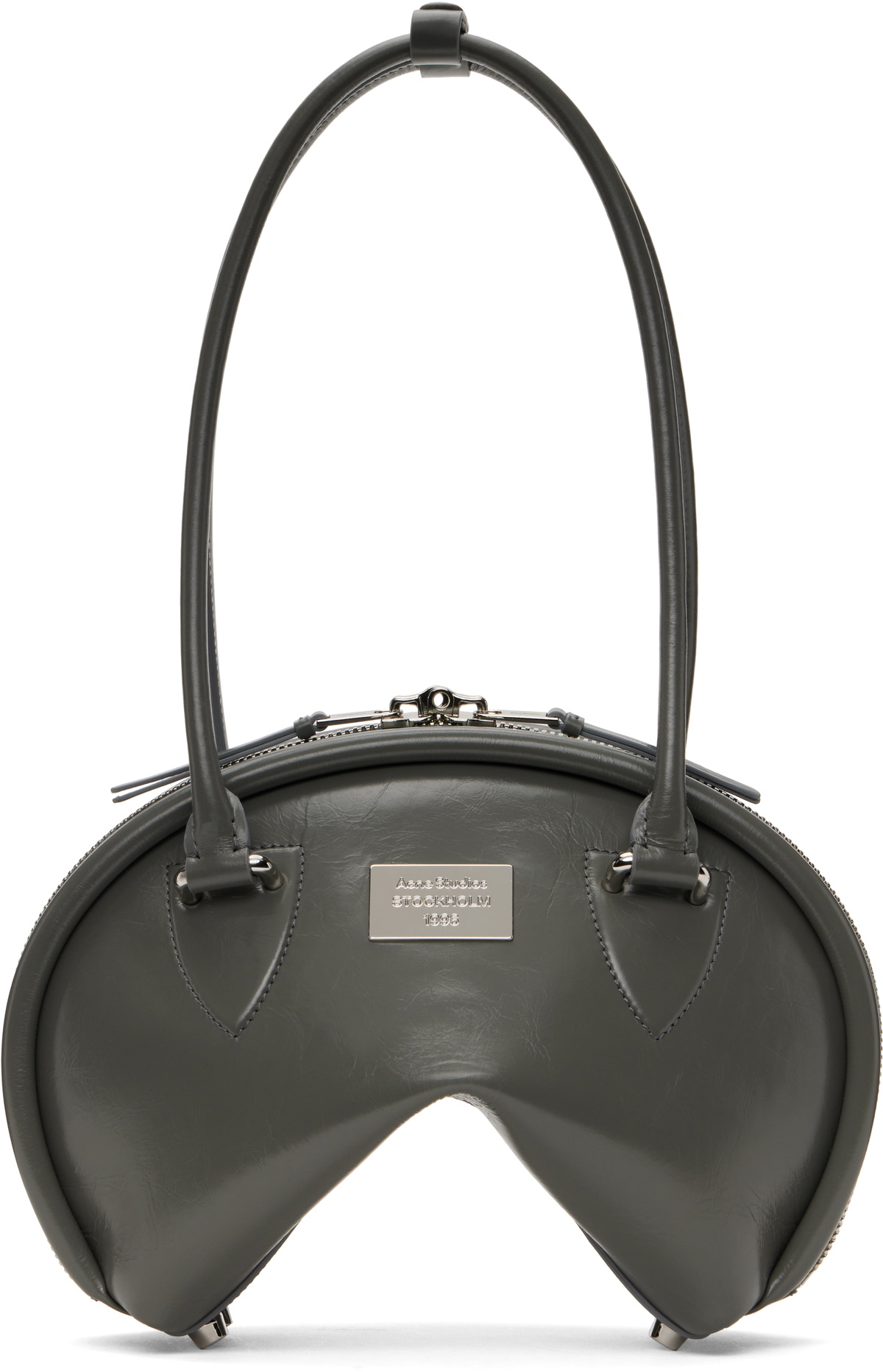 Acne Studios Gray Bowlina Mini Shoulder Bag Acne Studios