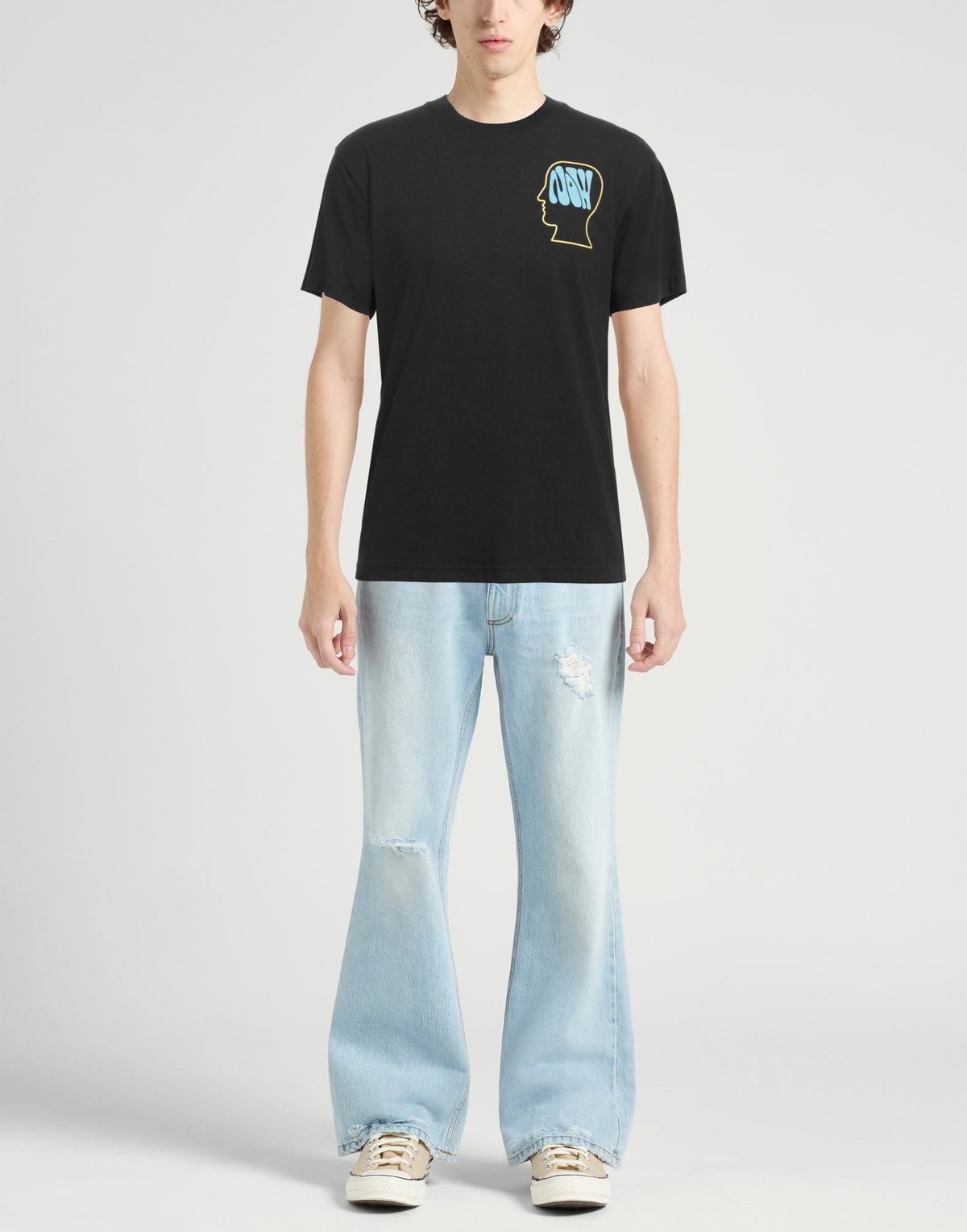 Brain Dead Mens T-shirt in Black