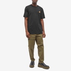 Moncler Men's Leather Patch T-Shirt in Black